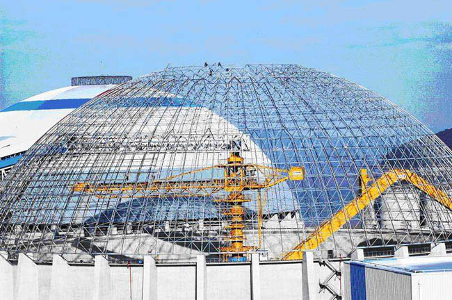 庆阳电厂网架工程